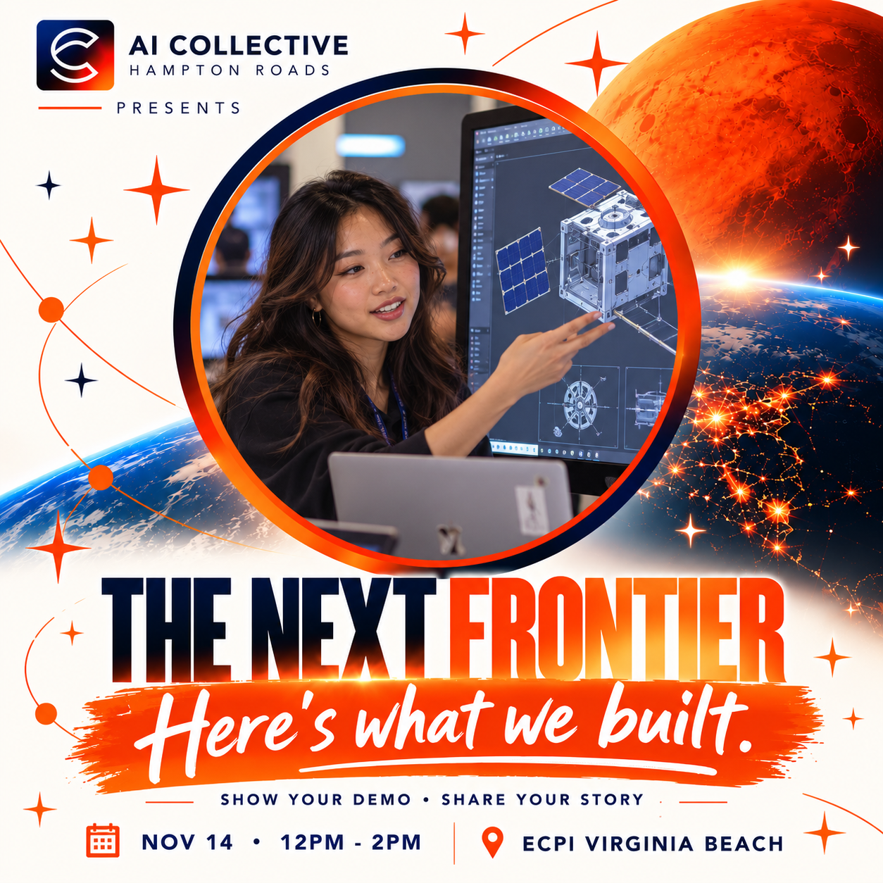 The Next Frontier show your demo